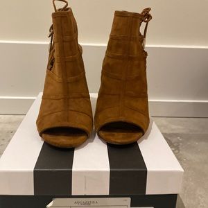 AQUAZZURA TARZAN SUEDE STILETTO HEELS